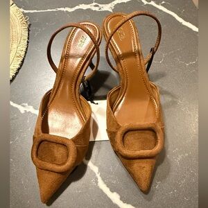 NEW Zara Slingback Heels